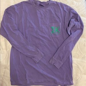 Purple long sleeve sigma kappa comfort colors